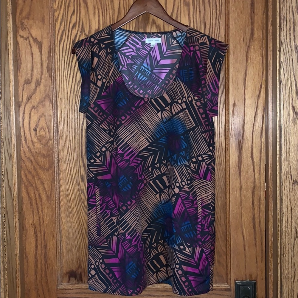 Patterned, Scoop Neck Tunic from Urban Outfitters